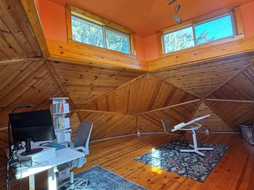 Unique floor plan & extensive design.
