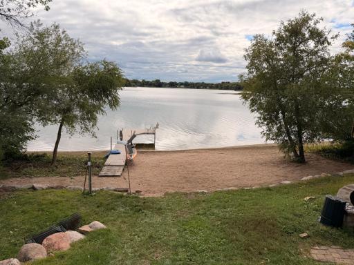 166 ft of private shoreline on North Center Lake