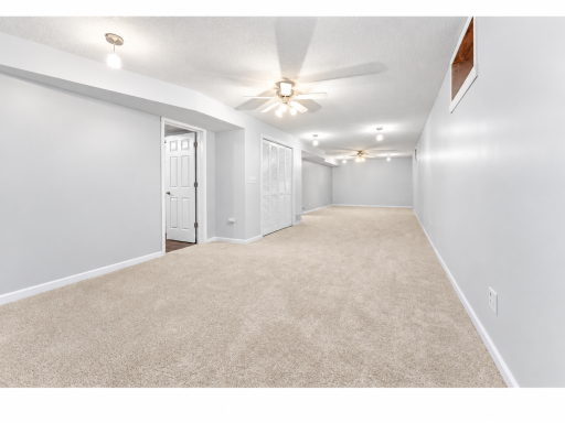 A different view of the spacious family room.