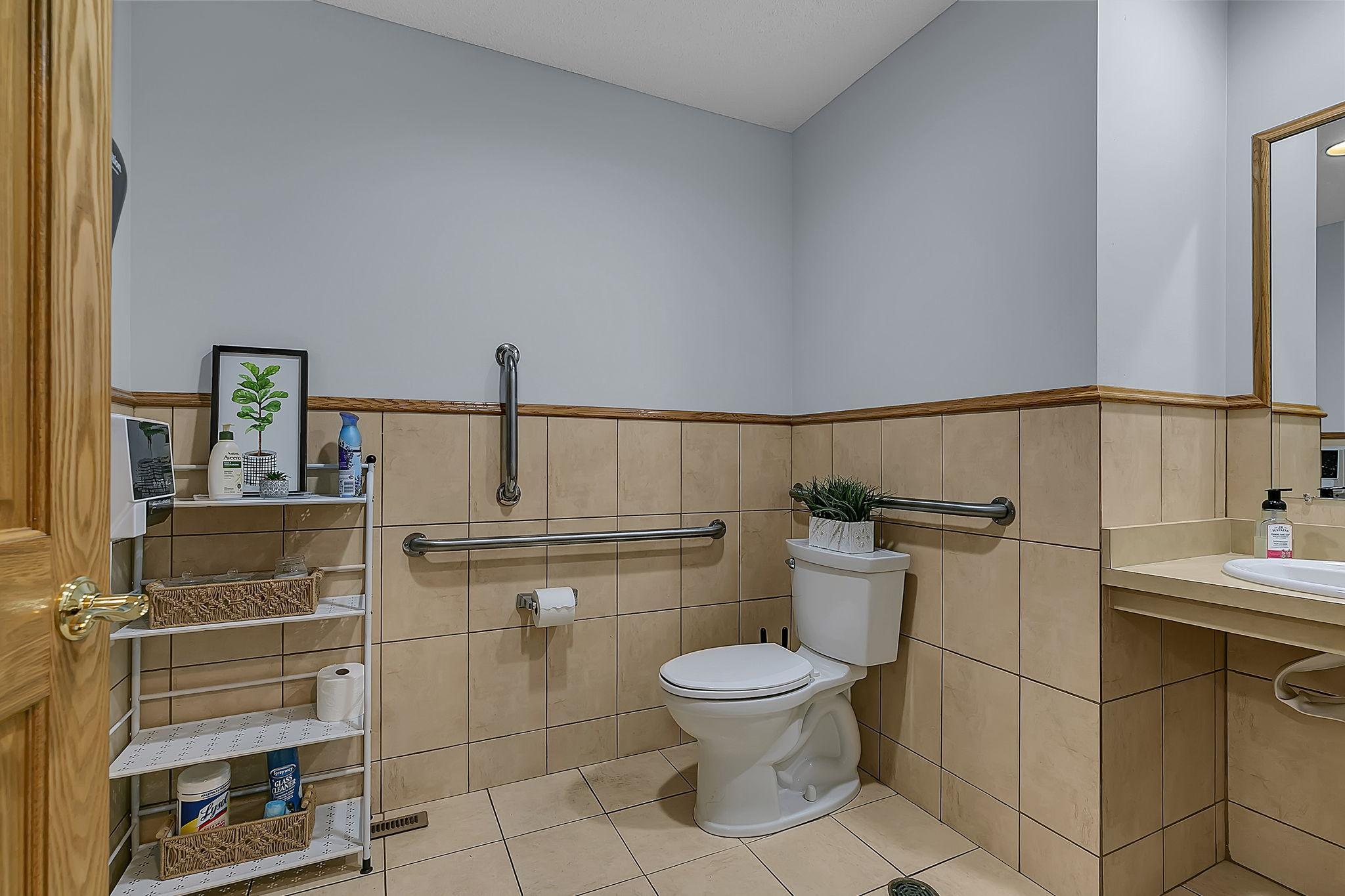 Upper level bathroom