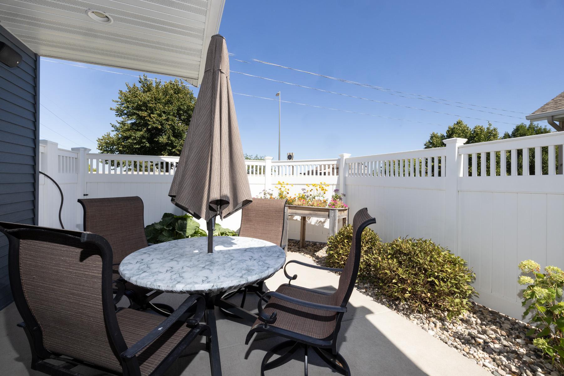 Fenced Patio
