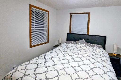 Main-level bedroom offering convenient one-level living.