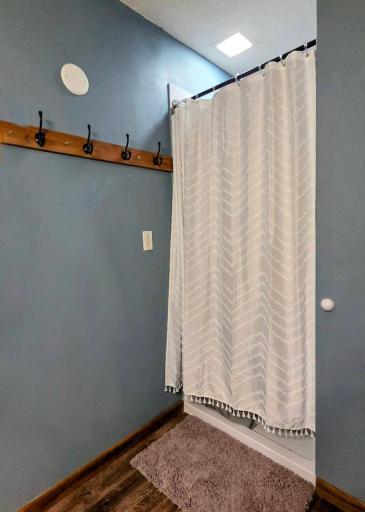 3/4 bathroom conveniently located on the main level.