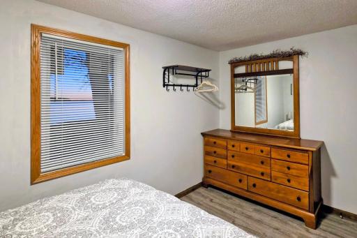 Main-level bedroom offering convenient one-level living.