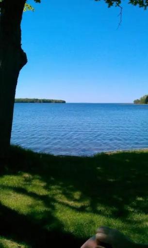 Here’s the path to our private launch for easy access to lake adventures.