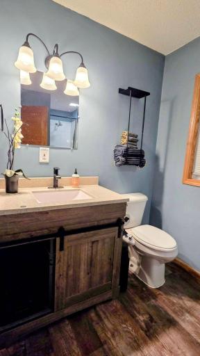 3/4 bathroom conveniently located on the main level.