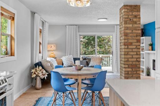 Eat-in kitchen and dining