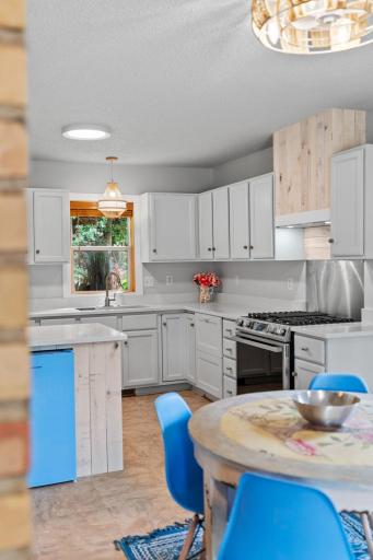 Custom wood vent hood!