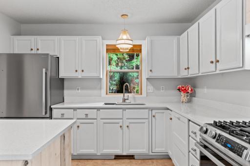 Ample natural light and plenty of prep space
