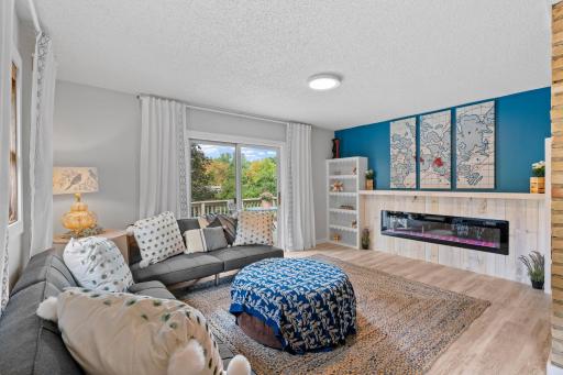 Oversized deck off your living