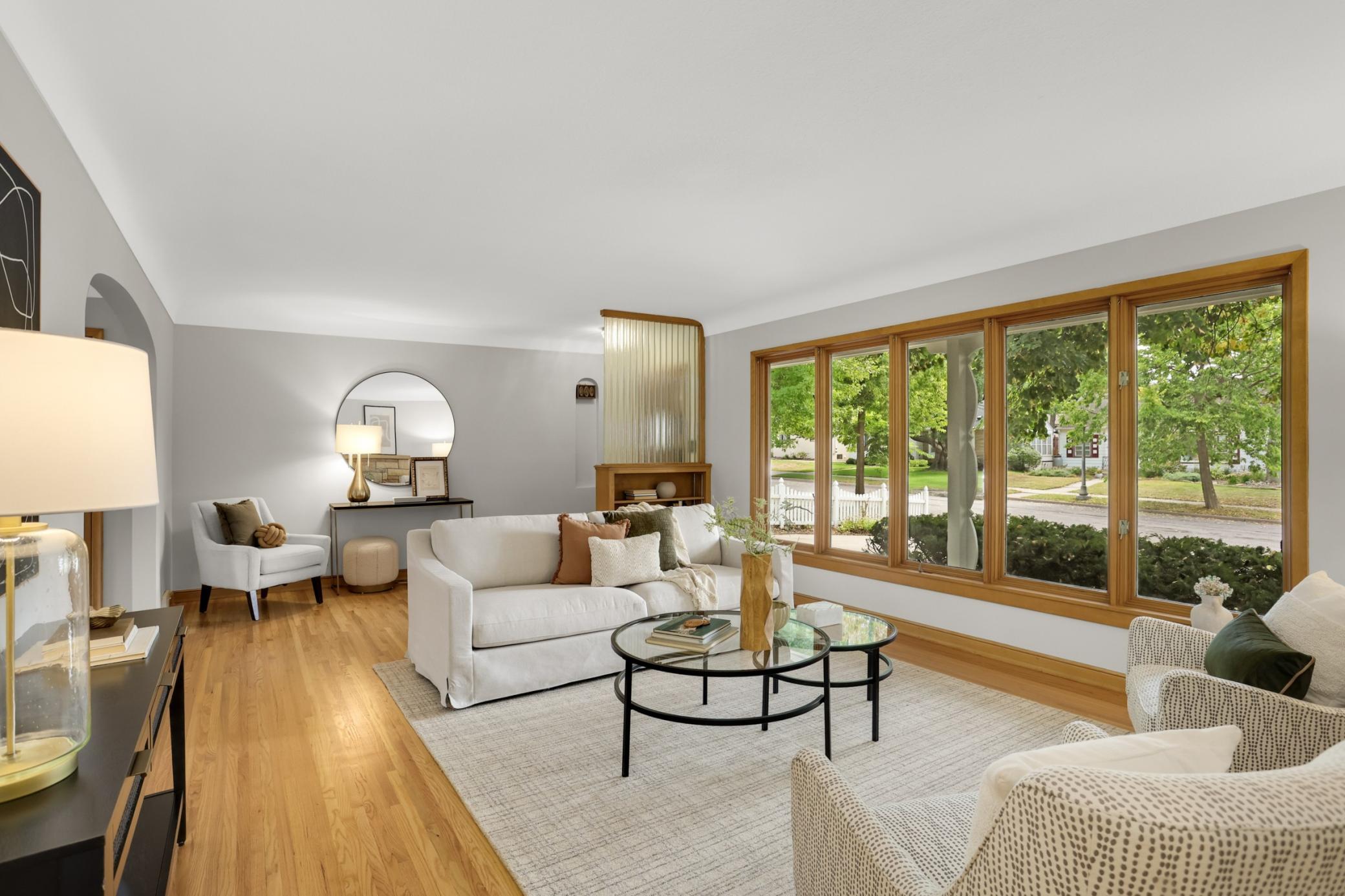 Entertainment size living room