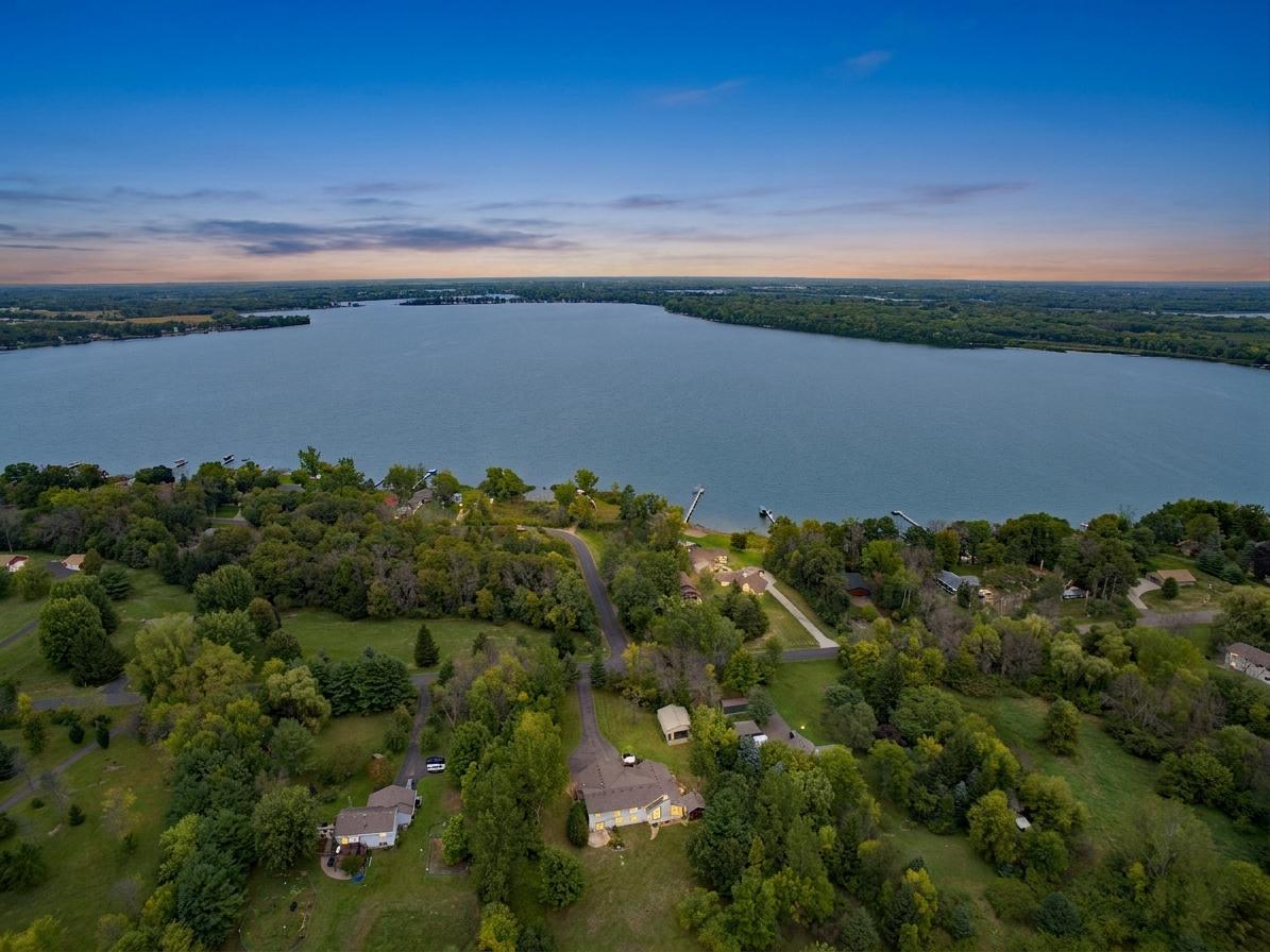 View looking north from above - the main basin of Green Lake.