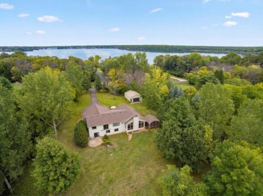 Large windows and a screen porch for enjoying the view.
