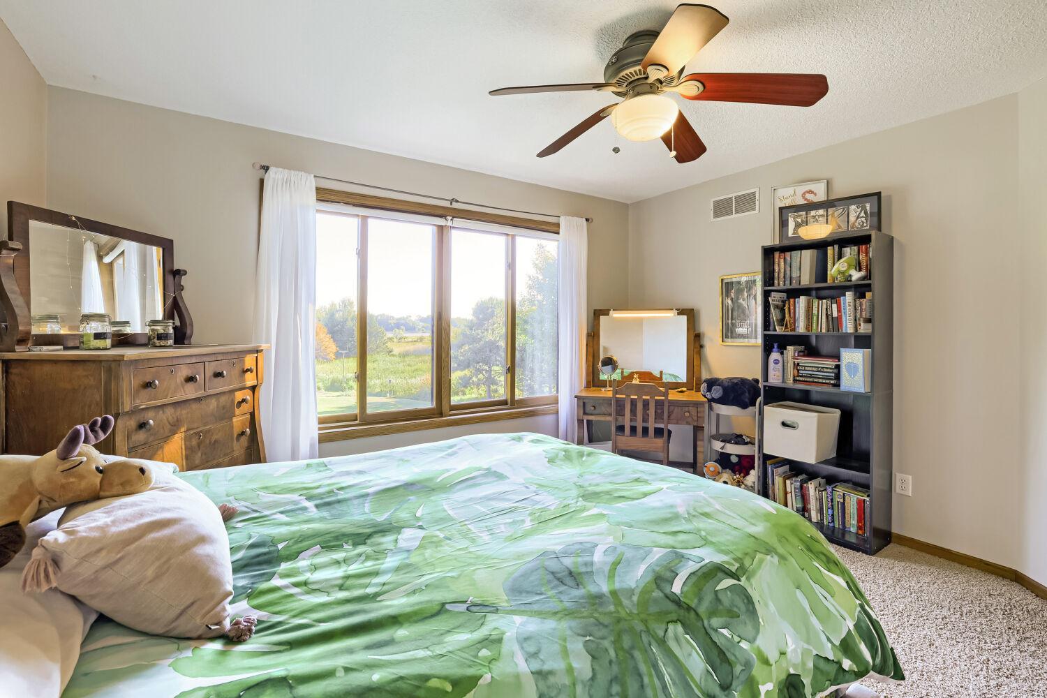 Superb views from the second upper level bedroom.