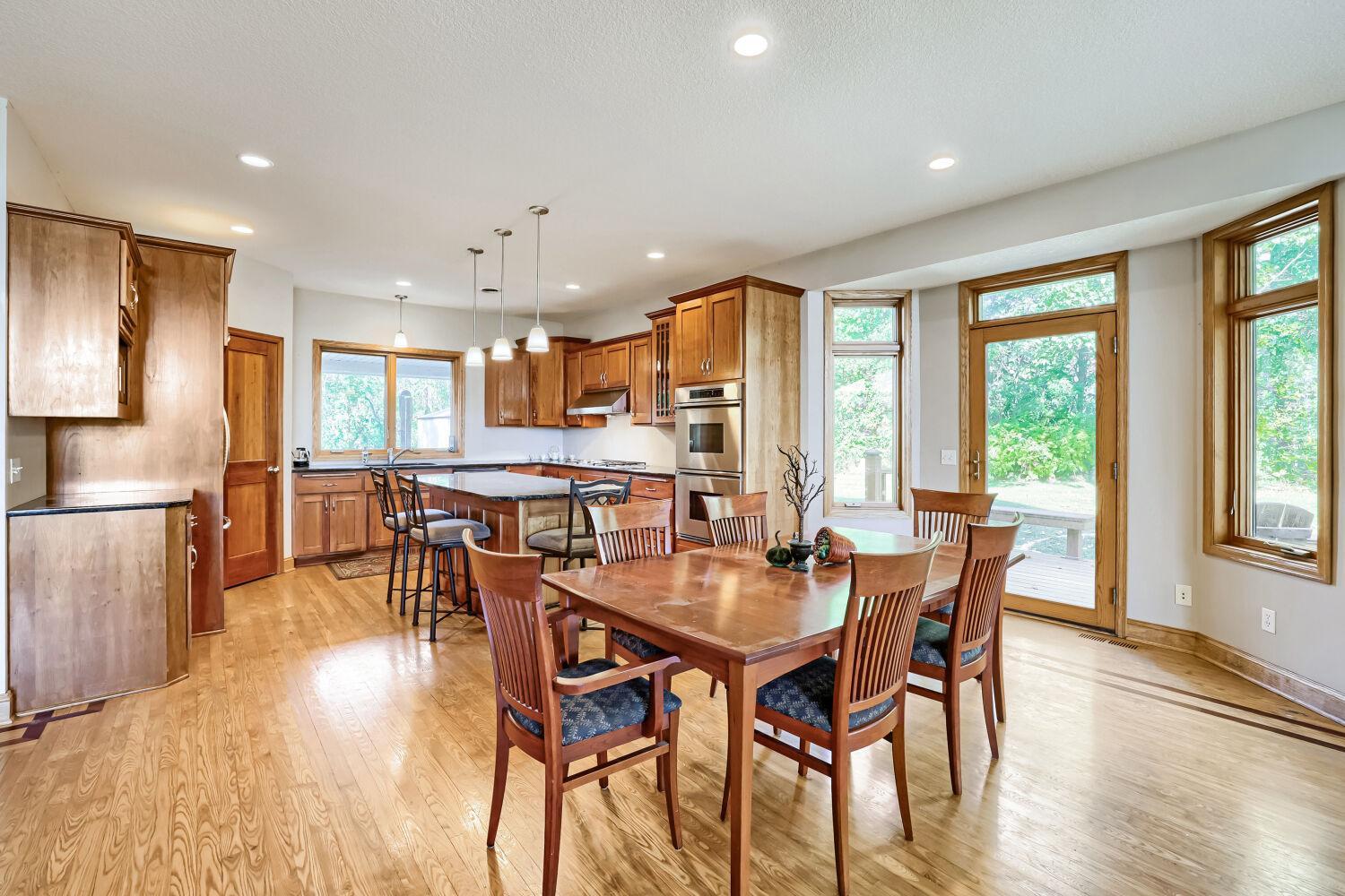 Wide open main level is perfect for entertaining.