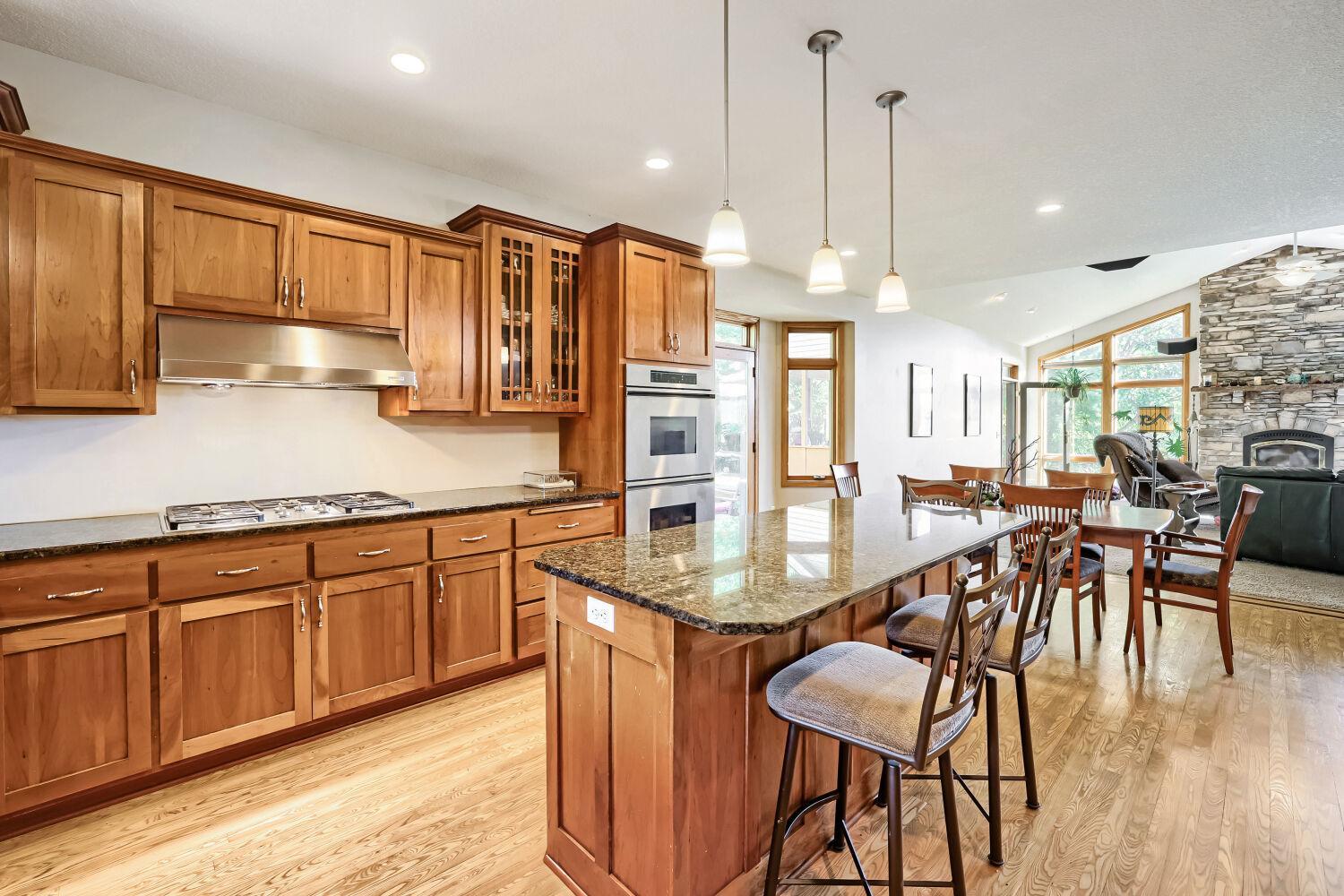 Cooktop stove and dual wall ovens!
