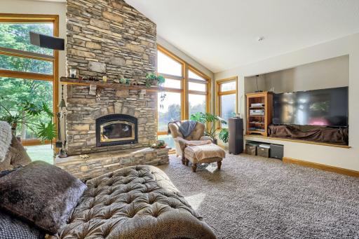 Abundant natural light fills the main level.