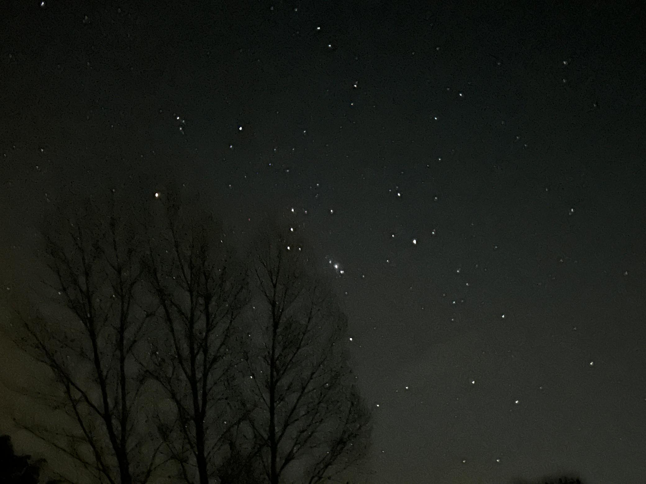 Beautiful night sky views