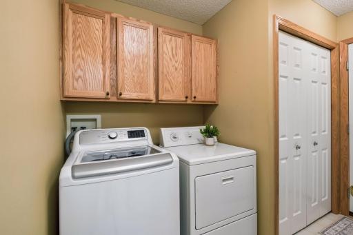 Everything you need is on one level, including a conveniently located laundry room on the way to the garage.