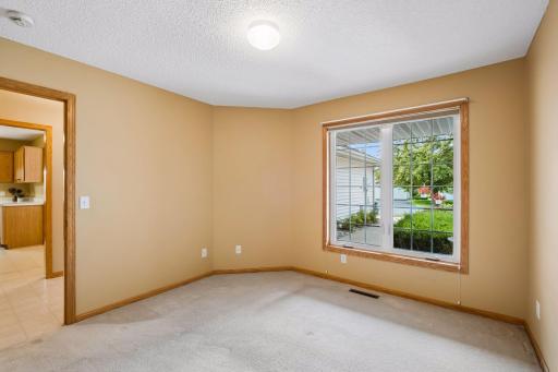 This flexible second bedroom would also make a wonderful home office, guest room, or hobby space.