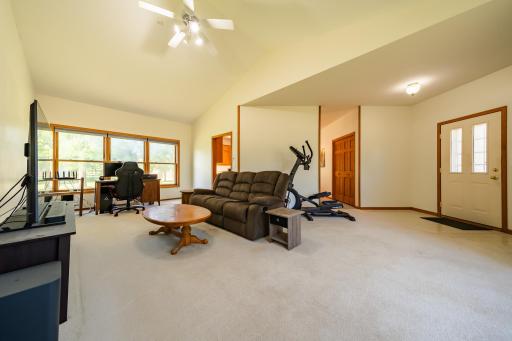 Living room and entry