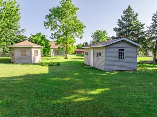 Enclosed gazebo and shed