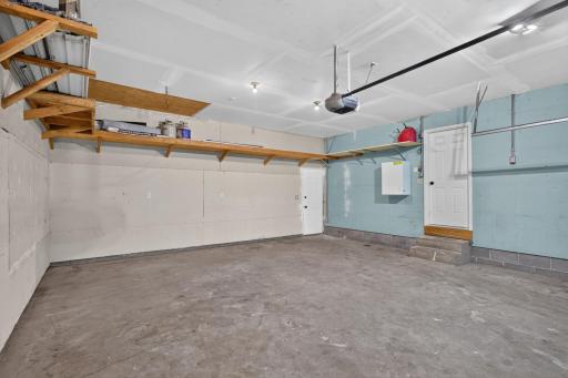 2 car attached garage interior