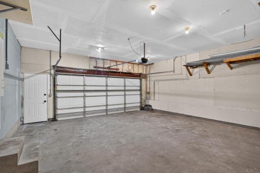 2 car attached garage interior