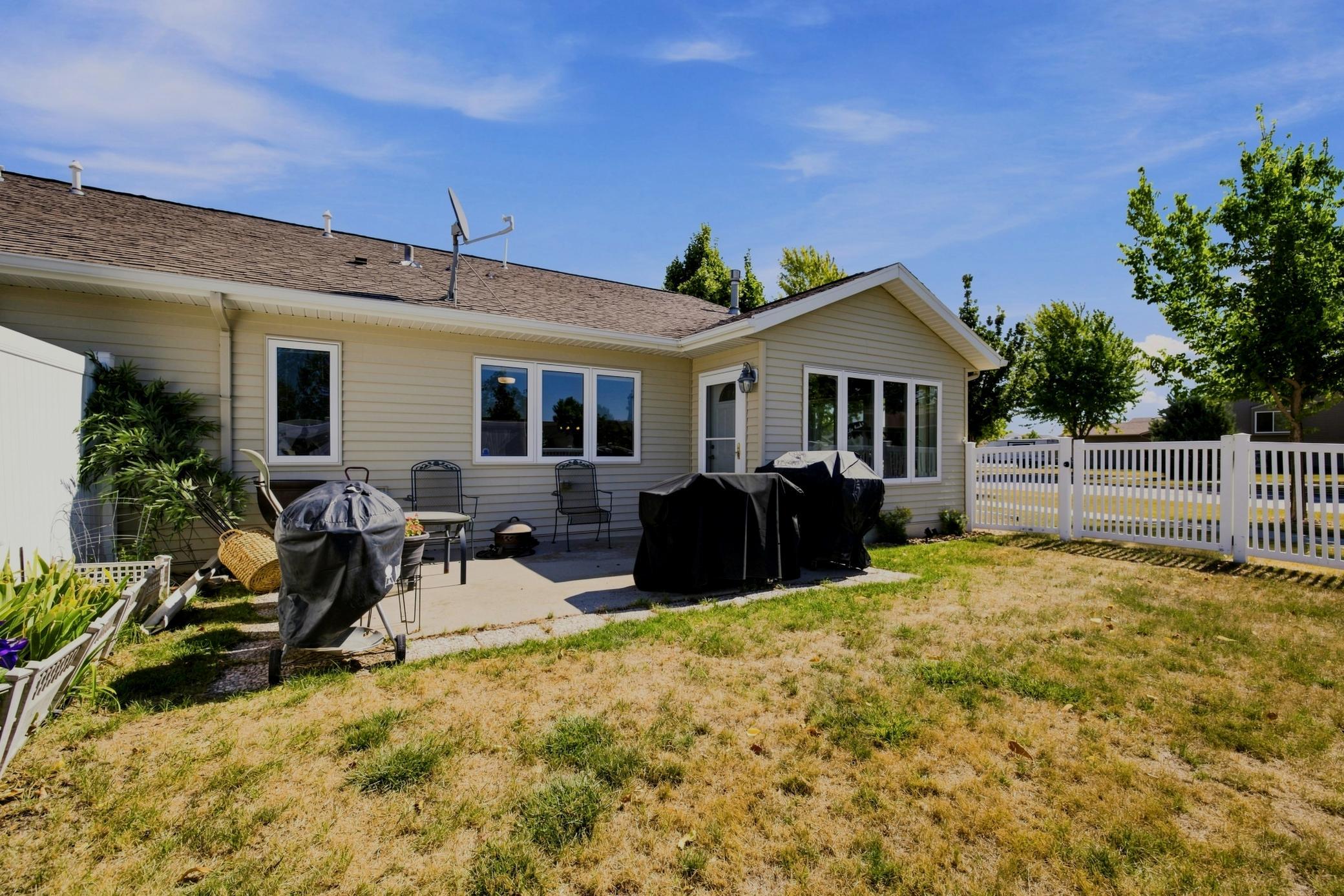Concrete Patio off Sunroom