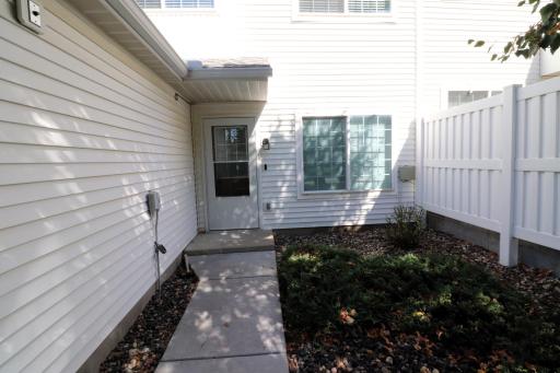 Walkway to front door
