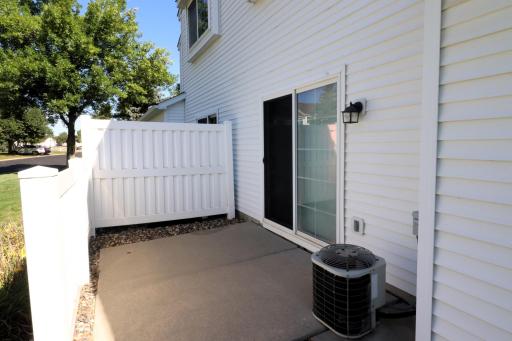 Patio off of kitchen