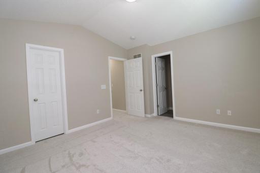 Main bedroom/door to upper level bath