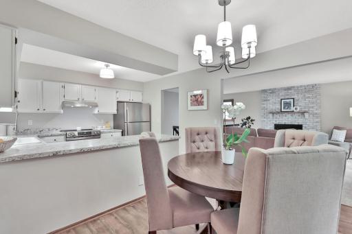 Dining Room open to Kitchen and Living Room