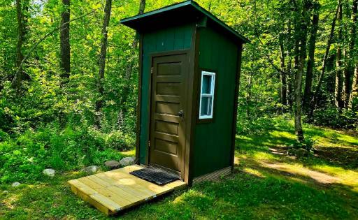 Nice outhouse