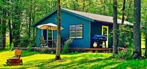 Lakeside deck