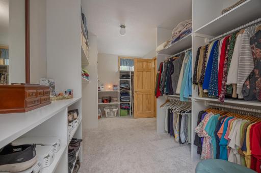 Primary bedroom custom closet