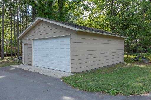 Detached two stall garage