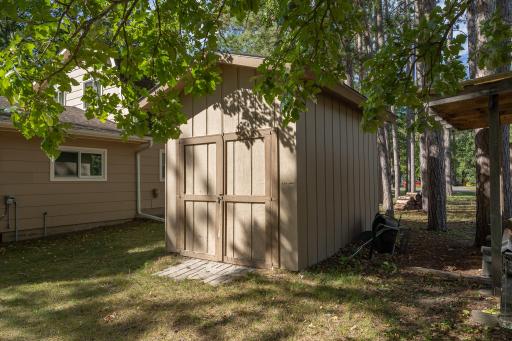 Additional storage shed