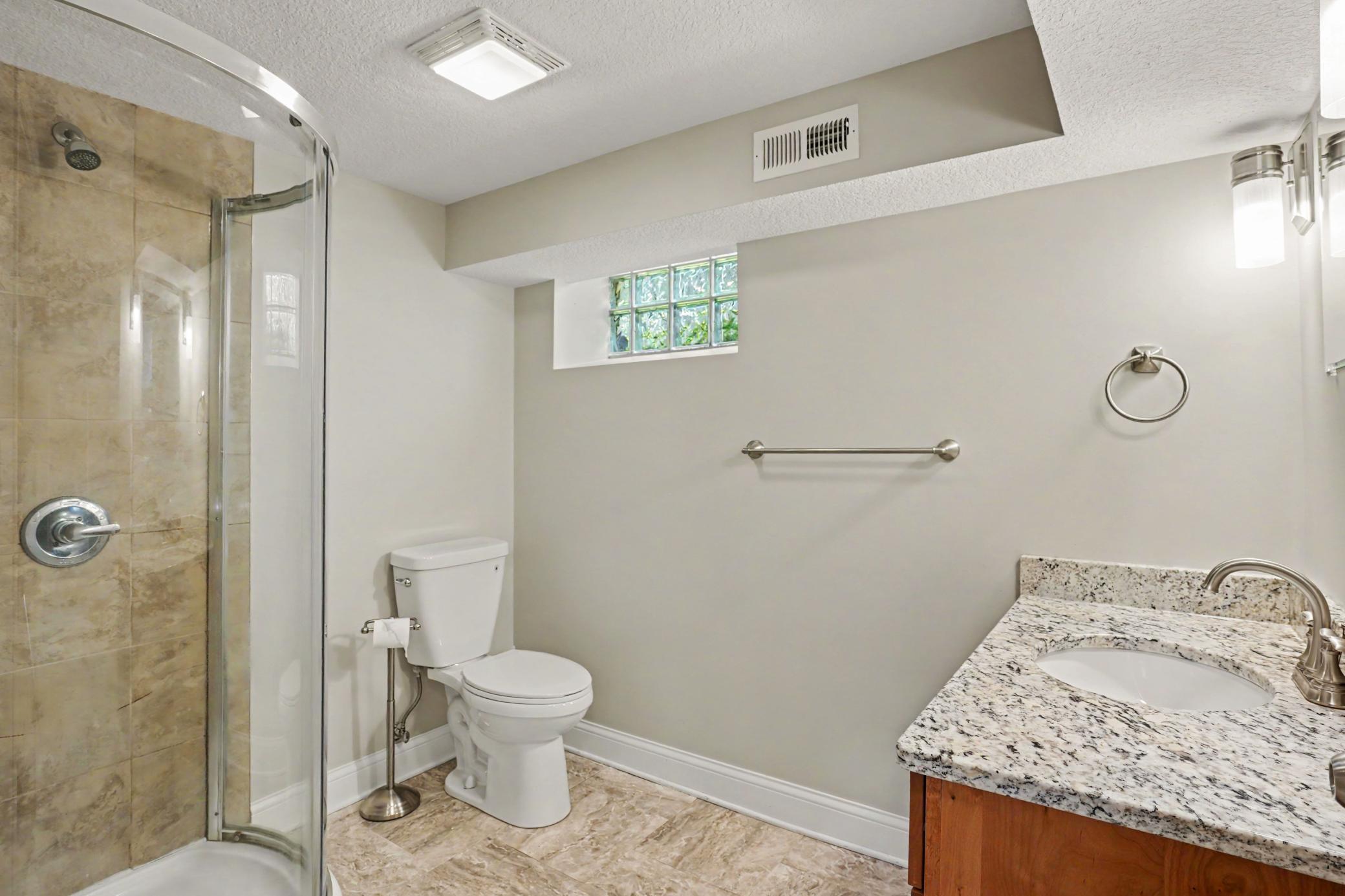3/4 Bathroom - lower level