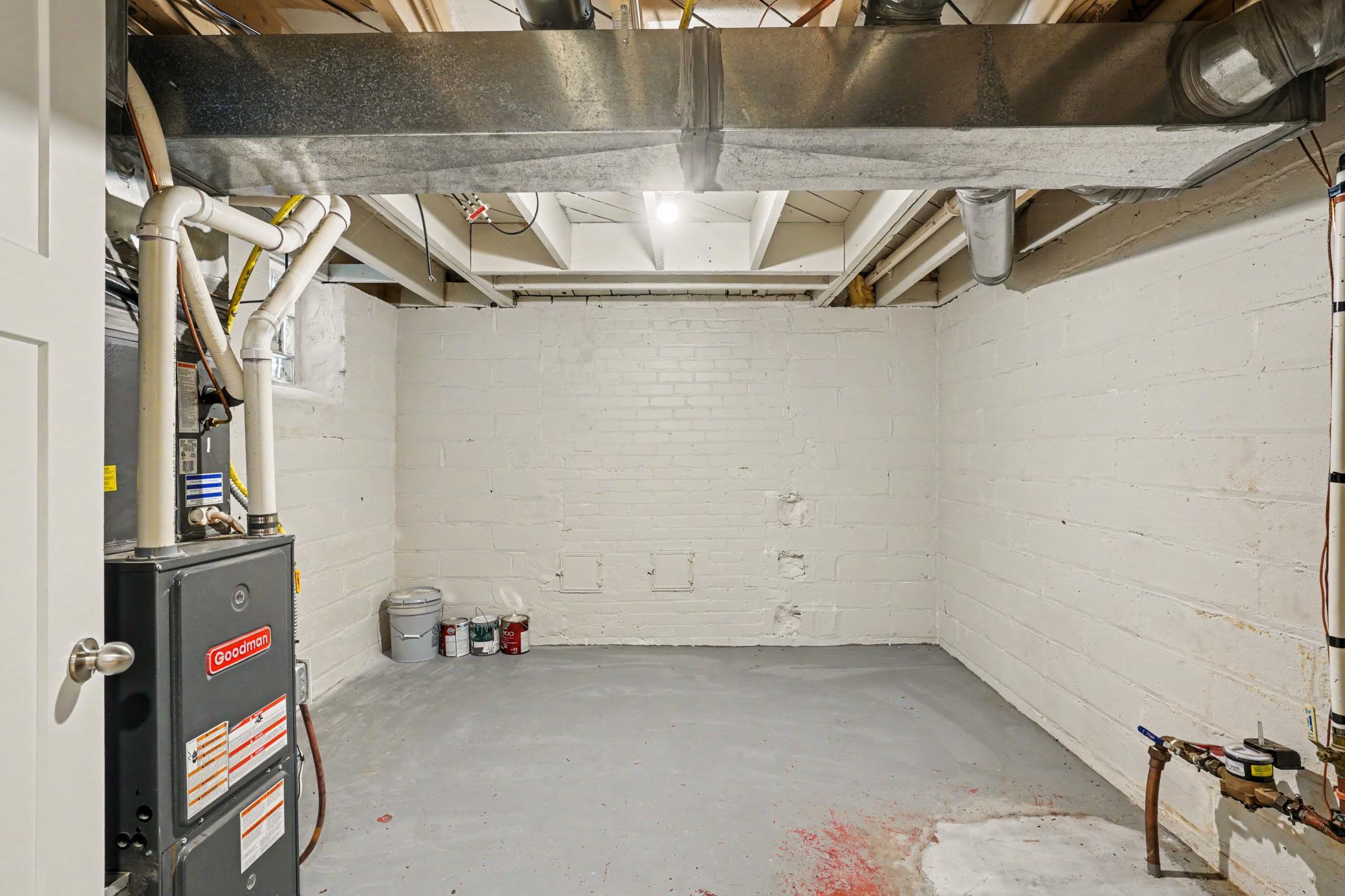 Storage & utility room - lower level