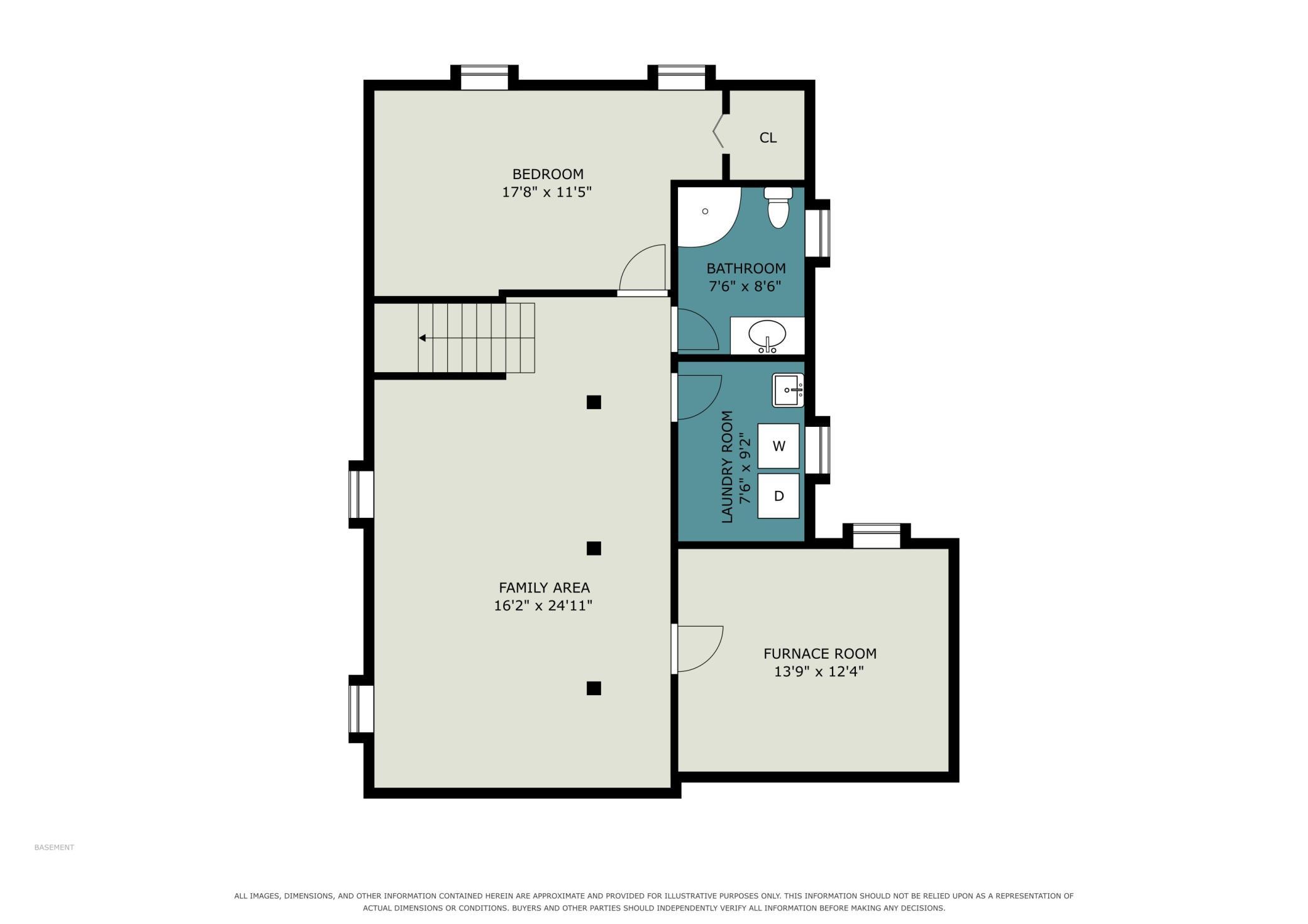 Lower level - floor plan