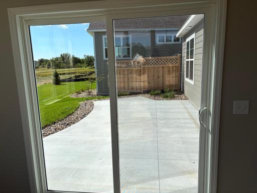 The elegant patio is the perfect space for grilling or enjoying those beautiful evenings.