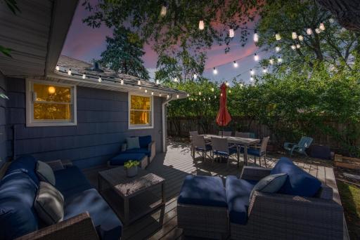 The perfect backyard oasis!