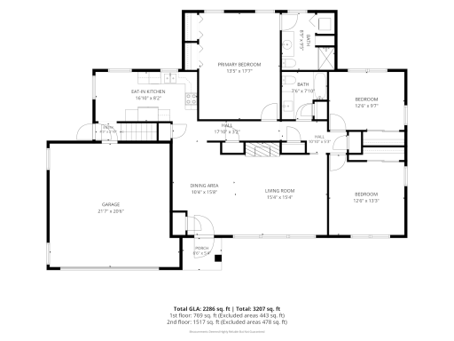 Main level floor plan