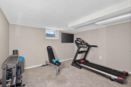 Flex room great for fitness room, storage or add an egress for a 4th bedroom!