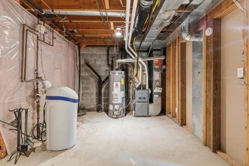 Mechanical Room in the Lower Level is an additional open area for space