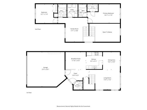 Full house floorplan with dimensions