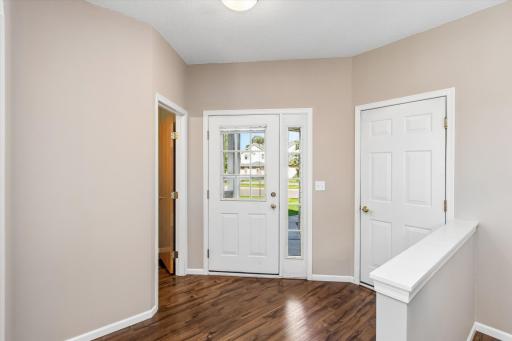 Nice, open foyer with garage access