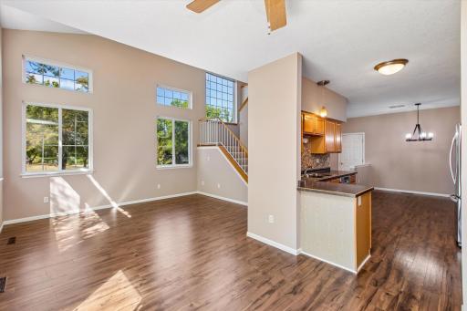 Brand-new neutral paint throughout main living area