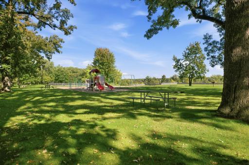 A beautiful park located across the street, adding to the appeal and convenience of this great location.